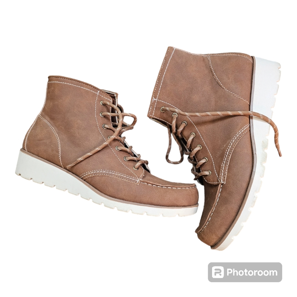 St. Johns Bay Womens Boots, Brown Womens Size 10
